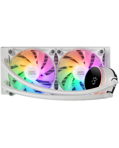 Mars Gaming ML LCD240 Processeur Kit de refroidissement du liquide 12 cm 1 pièce Neuf