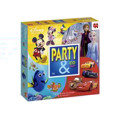 PARTY & CO Disney - Jeu de société - DUJARDIN - Défis autour de l'univers Disney pour toute la famille !