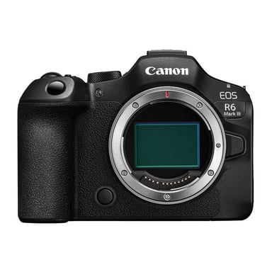 Canon EOS R6 Mark III Cuerpo Full Frame 32,5MP, 40 fps, Estabilización 8,5 Stops, Vídeo 7K RAW & 4K 60p, Wi-Fi, CFexpress + SD UHS-II