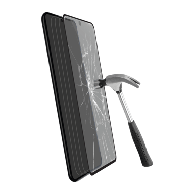 Protector de pantalla de cristal templado (100% cobertura de superficie) para Samsung Galaxy S21 FE 5G, Negro