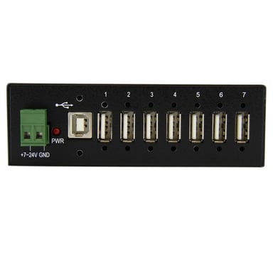 StarTech.com Hub Industrial de 7 Puertos USB 2.0 con Protección Antiestática ESD y Protección de Picos de 350W