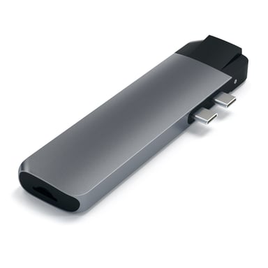 Satechi ST-TCPHEM Concentrador y hub Thunderbolt 3 10000 Mbit/s Gris
