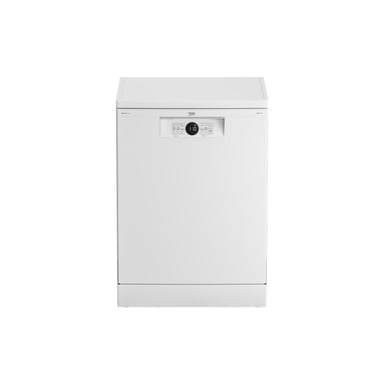 Lave-vaisselle pose libre BEKO BDFN26540WP 60 cm 15 couverts 41 dB Classe C 6 programmes LED TargetDry Flexi 3e tiroir à couverts Blanc