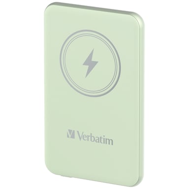 Verbatim Charge 'n' Go Lithium Polymère (LiPo) 5000 mAh Recharge sans fil Vert - Neuf
