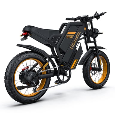 Moto eléctrica todoterreno COSWHEEL GT20 de 20 pulgadas con motor de 1000 W y batería de 48 V y 25 Ah