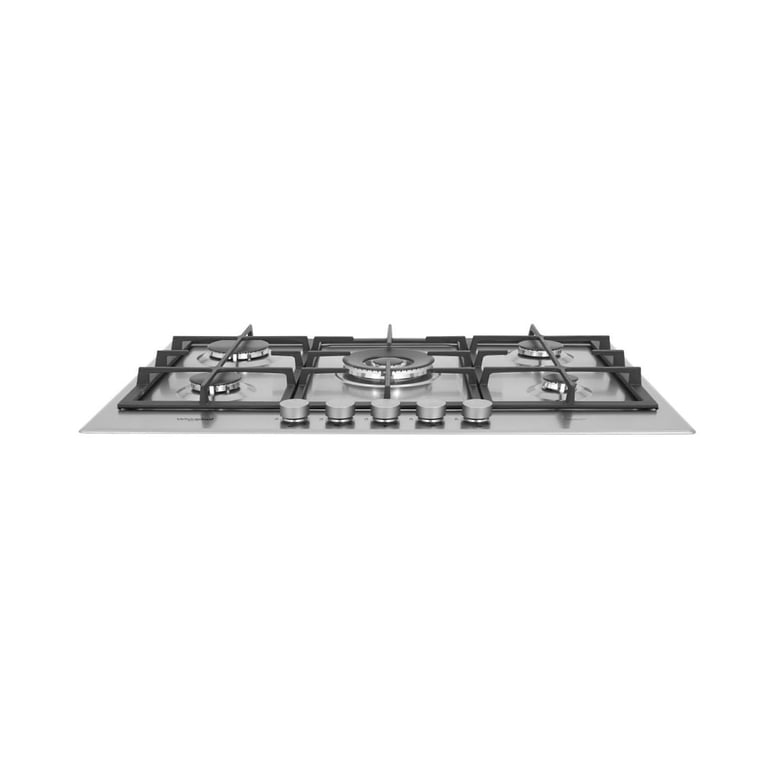 Table De Cuisson Gaz Whirlpool GMR 7522/IXL – 5 Foyers 11000W, Inox - vue 3