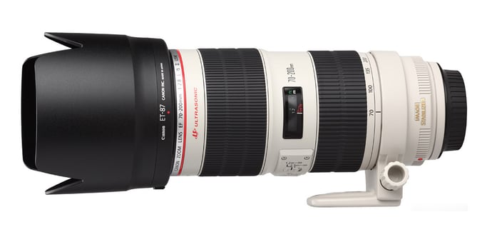 Canon EF 70-200mm f/2.8L IS II USM SLR Teleobjetivo Blanco