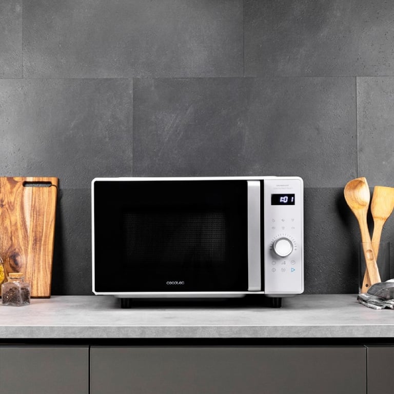 Cecotec Micro ondes GrandHeat 2300 Flatbed Touch . Sans plateau Capacité 23 . Puissance . 8 fonctions préconfigurées Minuterie jusqu'à 95 min. Verrou de sécurité pour enfant 25 - vue 9
