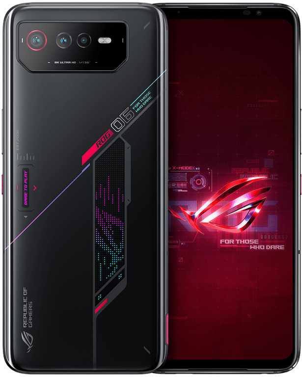 Asus ROG Phone 6 Noir (12 Go / 256 Go) Smartphone 5G-LTE Dual SIM - Snapdragon 8+ Gen 1 - RAM 12 Go 