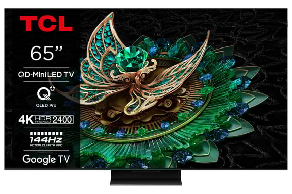 TV QD MiniLed TCL 65MQLED85 (65'') 165 cm 4K UHD 2024 Aluminium brossé