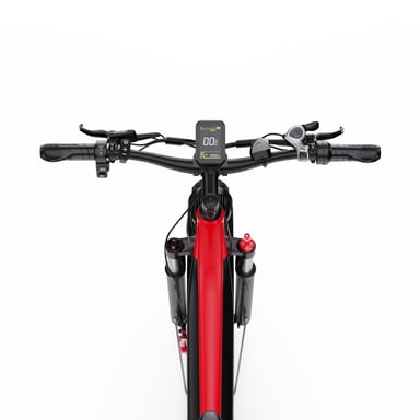 Vélo Électrique Duotts F26 Lite - Moteur 500W Batterie 48V18Ah 26 Pouces Freins Hydrauliques - Noir Rouge