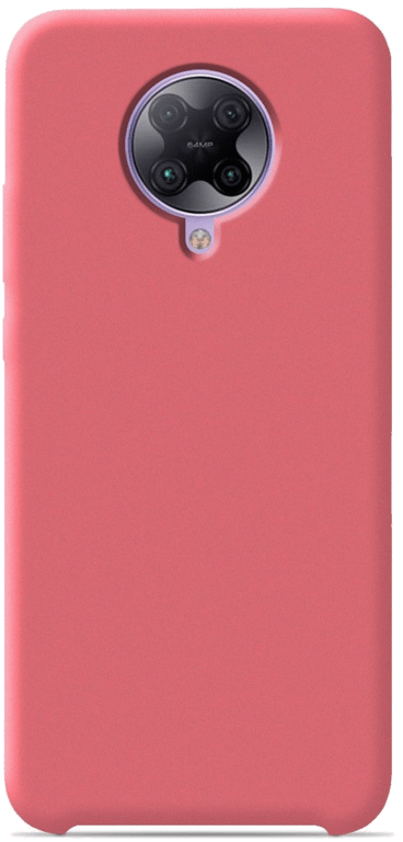 Coque silicone unie compatible Soft Touch Saumon Xiaomi Poco F2 Pro