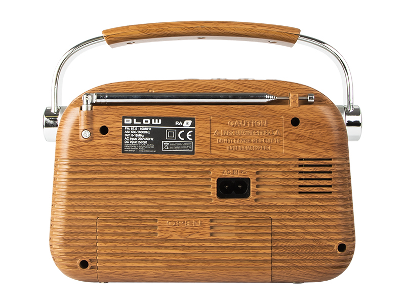 Blow 77-532# Radio portable Analogique Bois Marron - vue 3