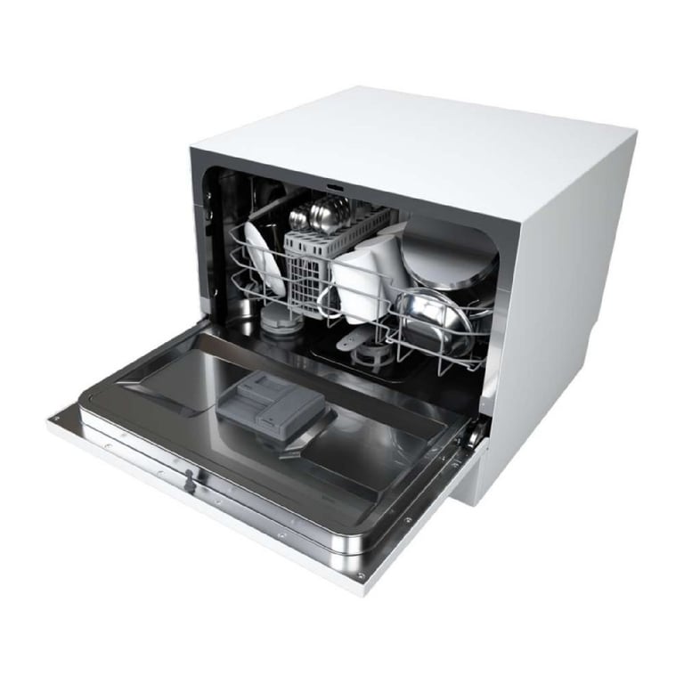 Cecotec Lave vaisselle Compact Libre Installation 6 couverts Bolero Aguazero 2300. 8 programmes Classe D Panneau tactile couleur Machine Care Départ différé Fonction prélavage Dry+ Germ Shield - vue 3