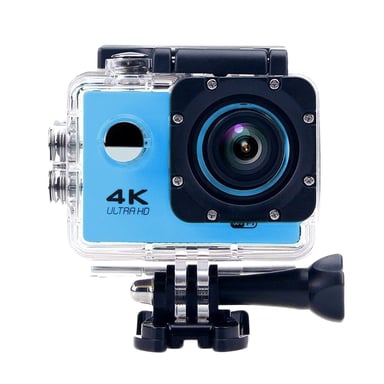 Caméra Étanche 4K Sport Ecran LCD 2' Pouces Option Slow Motion Wi-Fi HDMI Bleu YONIS