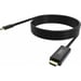 Vision TC 2MUSBCDP8K/BL cable DisplayPort 2 m USB Tipo C Negro
