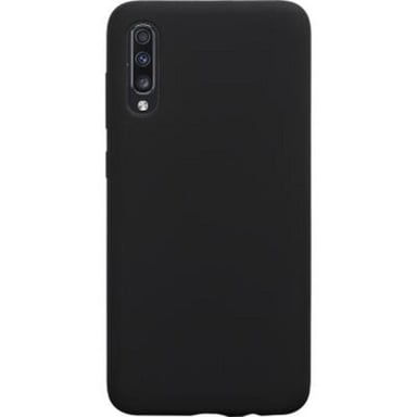 BigBen Connected Funda para Galaxy A70 Silicona Dura Tacto Suave Negro
