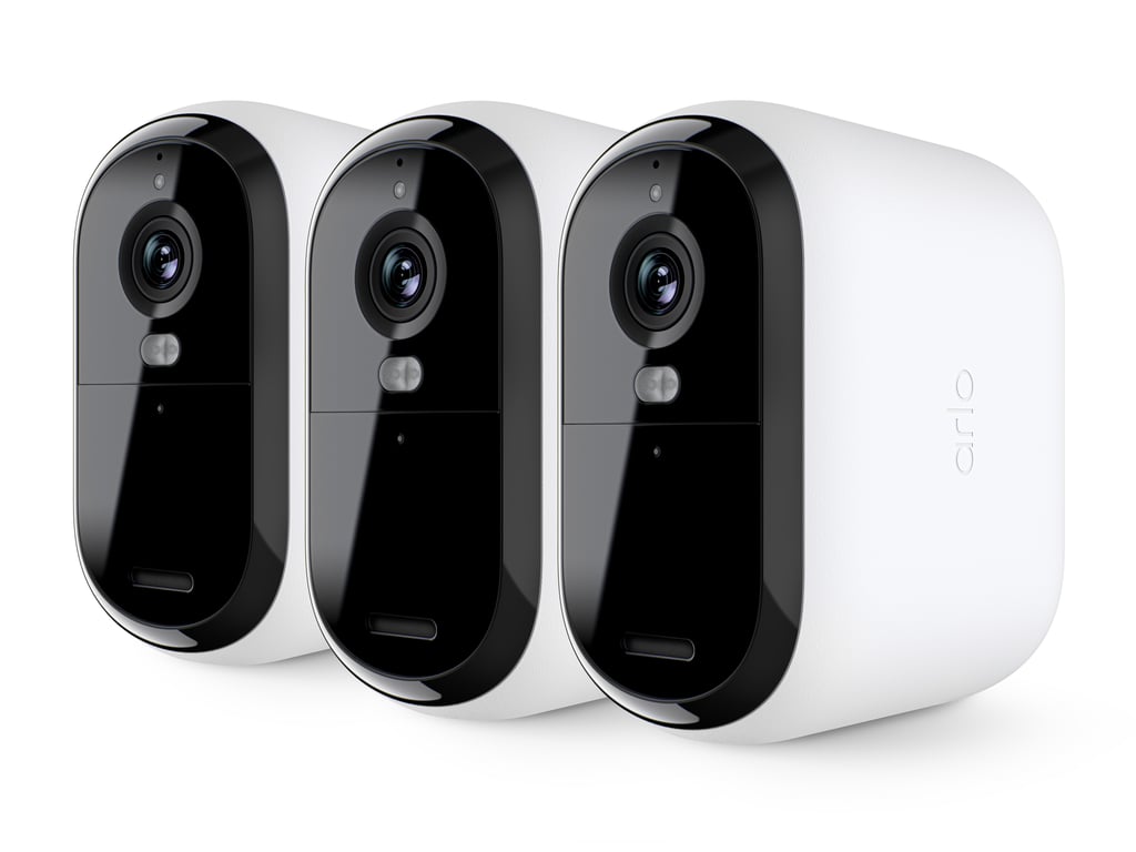 Arlo Essential Caméra de sécurité 3 XL 2K, pack de 3 - Neuf