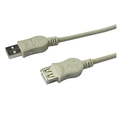 Lineaire PCUSB211C câble USB USB 2.0 1,8 m USB A Beige