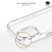 Coque hybride invisible pour Apple iPhone 13, Transparente
