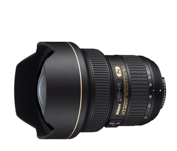 Nikon AF-S NIKKOR 14-24mm f/2.8G ED SLR Objetivo ojo de pez Negro