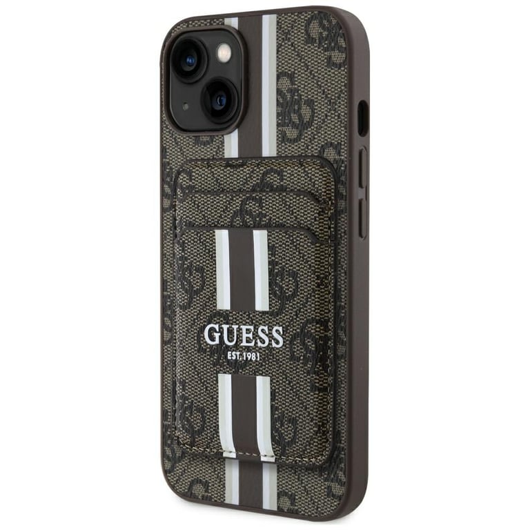 Guess Coque Cardslot 4G MagSafe avec porte cartes pour iPhone 15