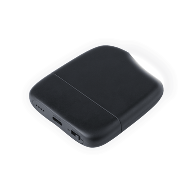 Batería externa XOOPAR de 5000 mAh - Luz táctil integrada - Negro
