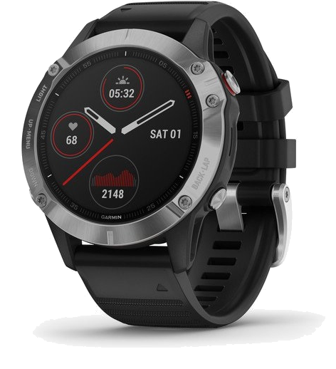 Garmin f?nix 6 3,3 cm (1.3 ) MIP 47 mm Noir, Métallique GPS (satellite)