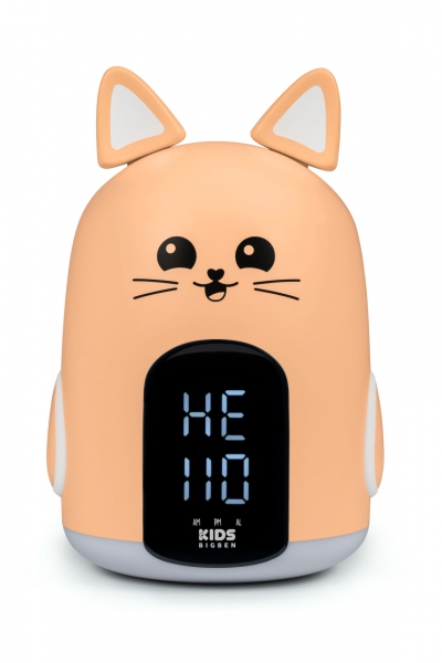 Réveil & Veilleuse Mia le chat BIGBEN 3 mélodies Intensité lumineuse réglable Affichage heure - vue 3