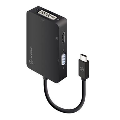 Cavo adattatore VGA a DisplayPort con alimentatore 1,8 m nero