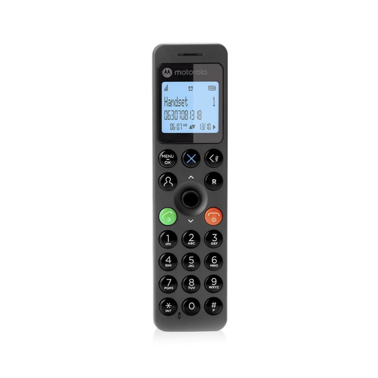 Téléphone DECT MOTOROLA DOT201 – Écran Rétroéclairé, Identification de l'Appelant, 100 Contacts - vue 3