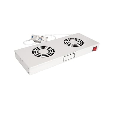 Ventilateur de toit Roline 19-inch 2 ventilateurs gris