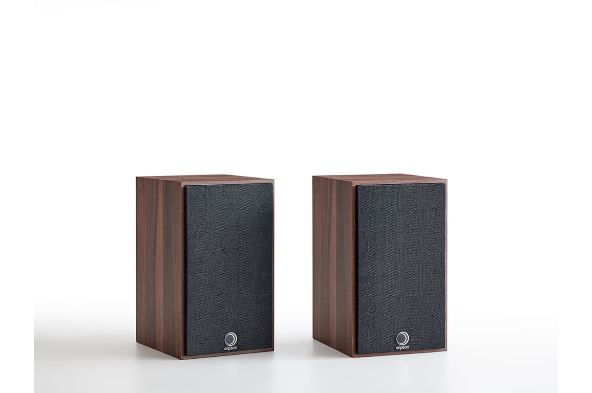 Enceintes bibliothèque Elipson Heritage XLS7 Noyer vendues par paire - vue 2