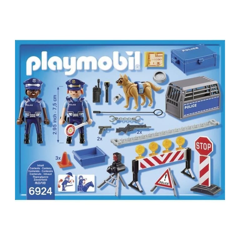 PLAYMOBIL 6924 - City Action - Barrage de Police