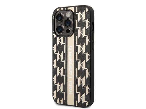 Cover per iPhone 14 Pro Max PU Monogram Stripe