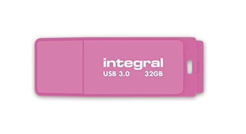 Integral INFD32GBNEONPK3.0 lecteur USB flash 32 Go USB Type-A 3.2 Gen 1 (3.1 Gen 1) Rose - Neuf