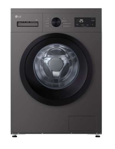 Lave-linge 9 kg 1400 tours - Moteur Smart Inverter, Steam, énergie A, t LG - F94N14SLS - Neuf
