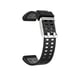 Correa de silicona compatible con Polar V800, Negro / Gris