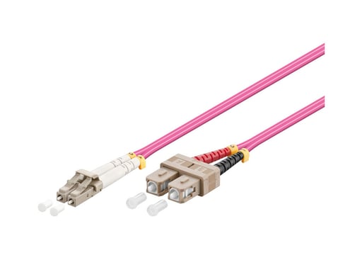 Alcasa LW-805LS4 Cable de fibra óptica e InfiniBand 5 m LC SC Violeta