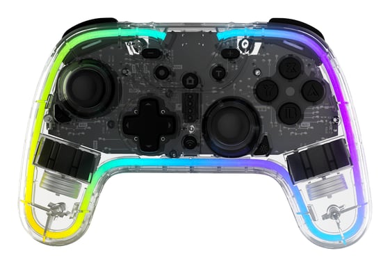 Snakebyte SB922558 accessoire de jeux vidéo Transparent Bluetooth Manette de jeu Nintendo Switch, Nintendo Switch Lite, Nintendo Switch OLED