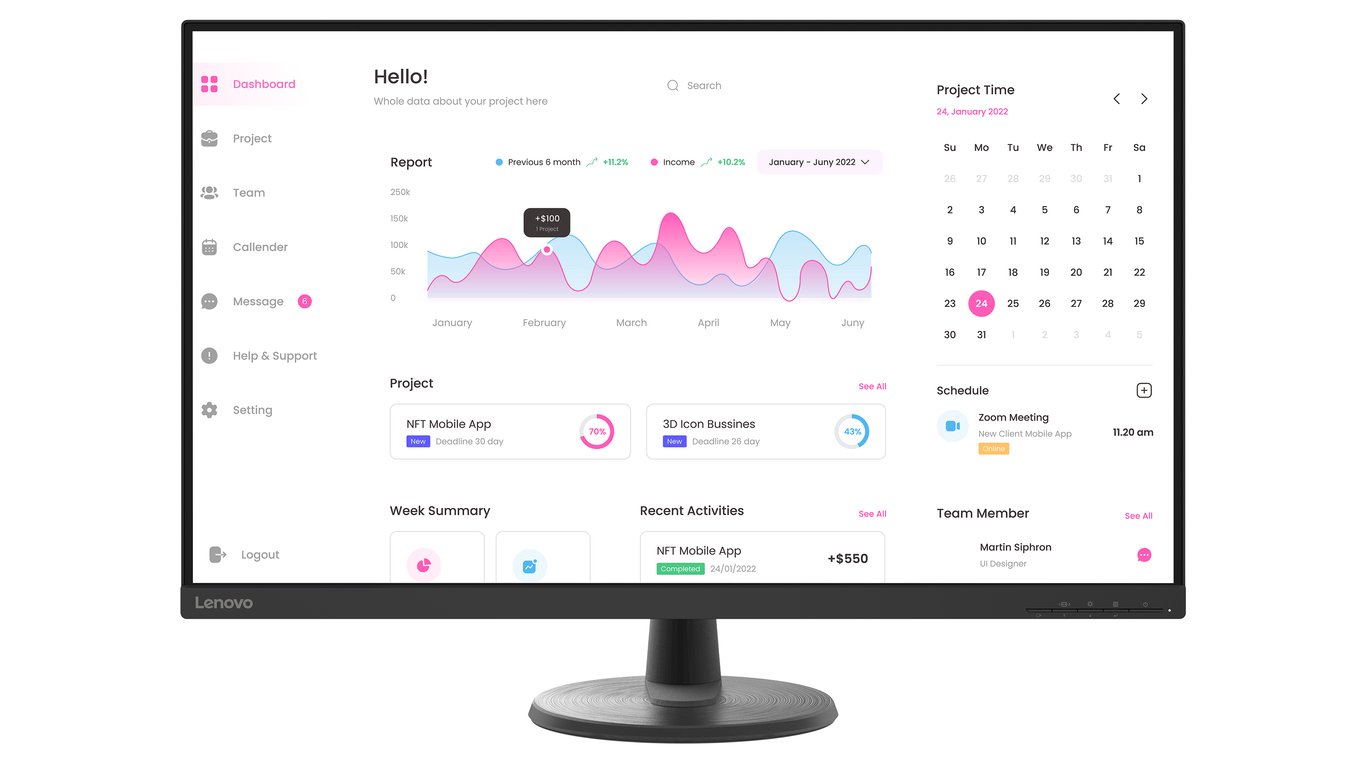 Lenovo D32 40 écran plat de PC 80 cm 31.5 1920 x 1080 pixels Full HD LCD Neuf - vue 1