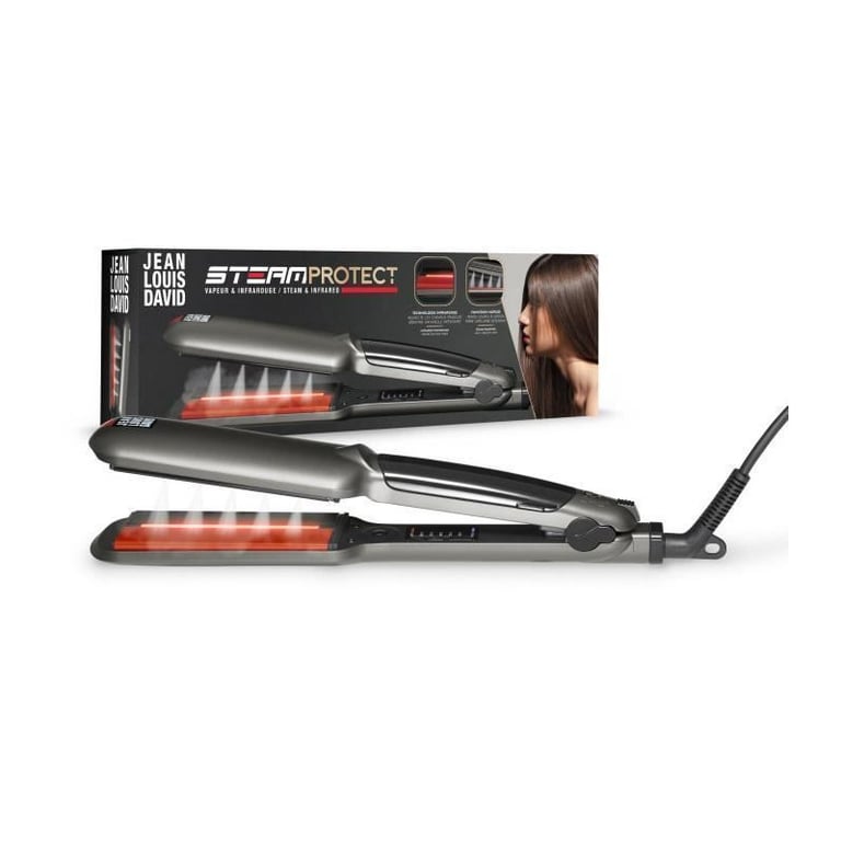 JEAN LOUIS DAVID Lisseur infrarouge + vapeur  STEAM PROTECT - 235?C max - 50W - garantie 2 ans - Neuf