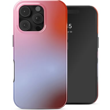 Selencia Coque arrière Vivid avec MagSafe pour Apple iPhone 16 Pro Max - Gradient Soft Blush
