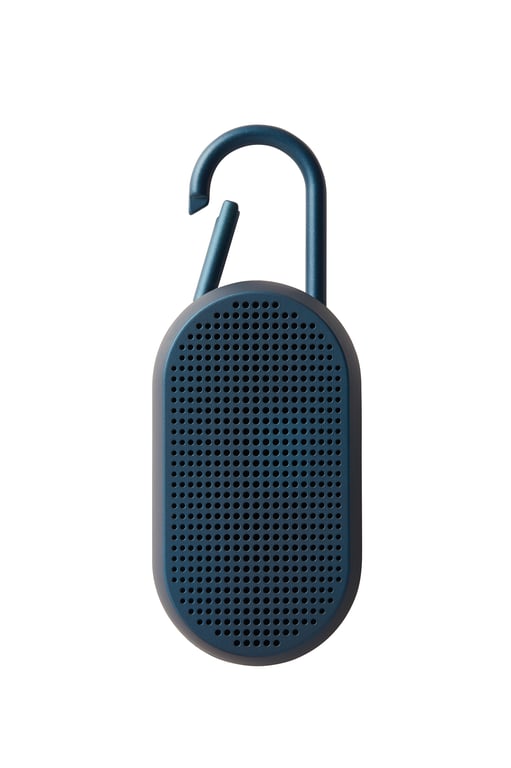 LEXON - Enceinte Bluetooth avec mousqueton intégré - MINO T (BLEU FONCE)