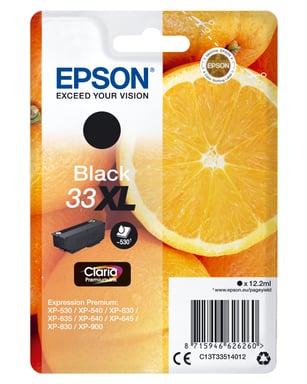Cartucho de tinta EPSON T3351 XL Negro - Naranja (C13T33514012)