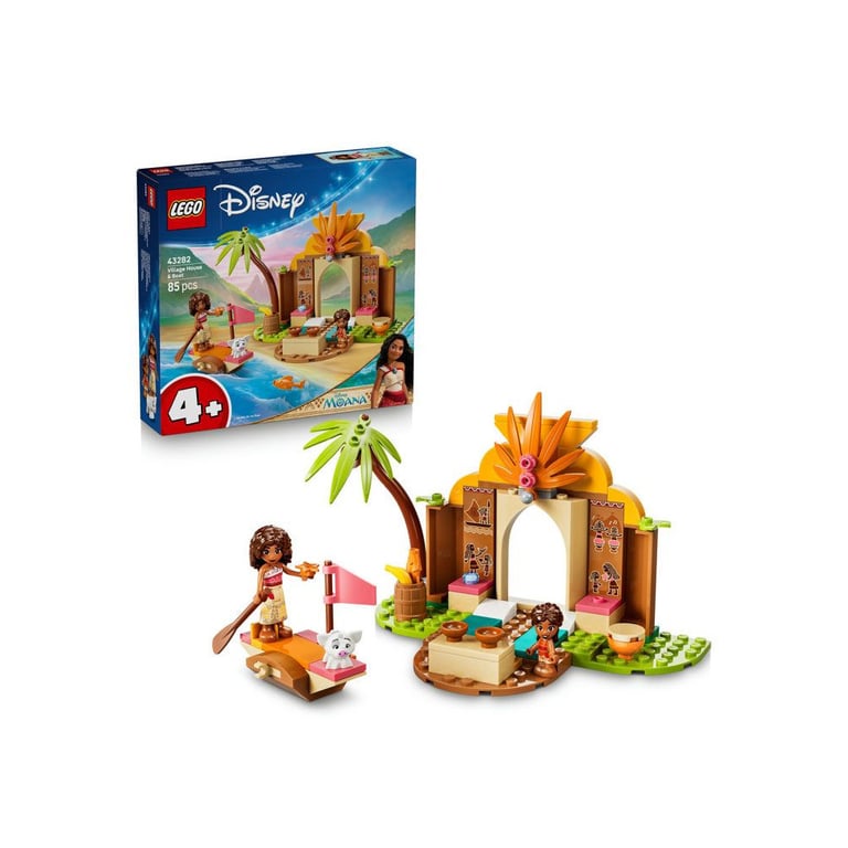 LEGO Disney Princess Maison de village et pirogue de Vaiana 43282 - vue 5