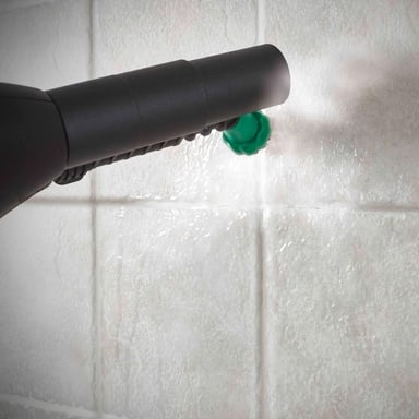 Polti Vaporetto Lecoaspira FAV80 Turbo Intelligence Limpiador a vapor trineo 1,8 L 2450 W Verde, Blanco