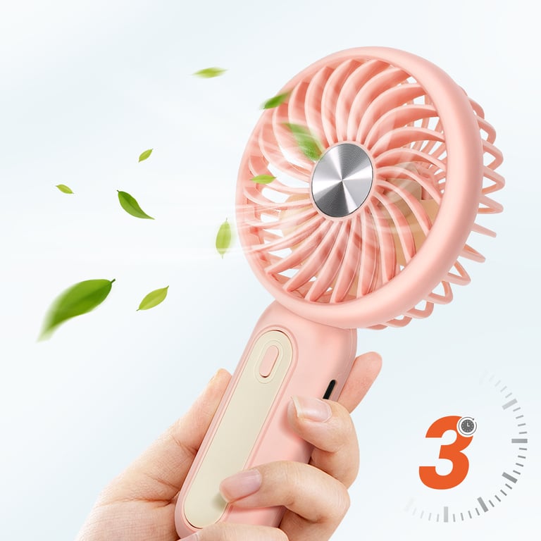 Ventilateur Portable LinQ – Silencieux, 3 Vitesses, Batterie Rechargeable - vue 3