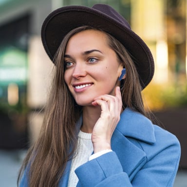 Cuffie Bluetooth senza fili Freedom Light - Blu