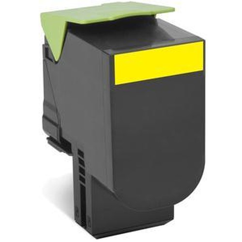LEXMARK 1 Cartouche de toner 802HYE Capacité standard 3 000 pages Jaune - vue 3